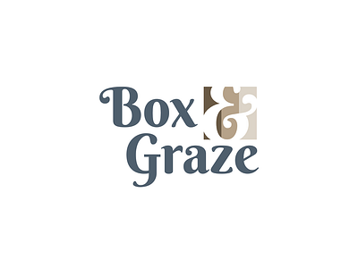 Box & Graze Logo Design Project custom food and drink logo logo design