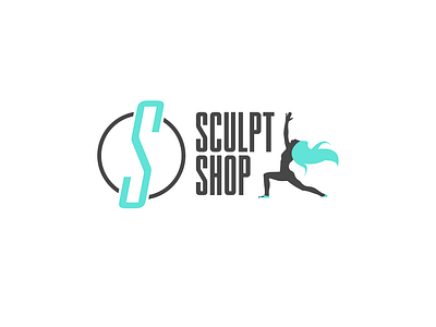 Sculpt Shop Logo Design Project custom design fitness logo logo logo design pilates studio