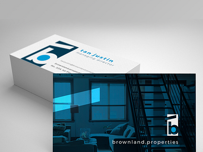 Business Card Design for Real Estate Agency