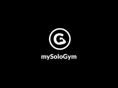 MySoloGym Custom Logo Design brand custom logo fitness logo gym logo logo logo design