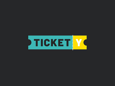 Tickety Custom Logo Design Concept