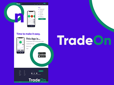 TradeOn Trading Webdesign Landingpage