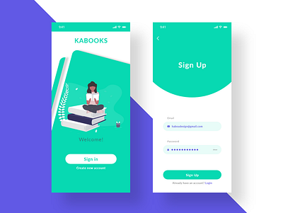 Daily UI: 001 - Sign Up creative design daily 100 challenge daily ui dailyui mobile app design sign up signup ui ui ux ui design user interface ux ux design