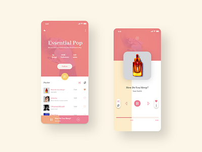 DailyUI: 009 - Music Player