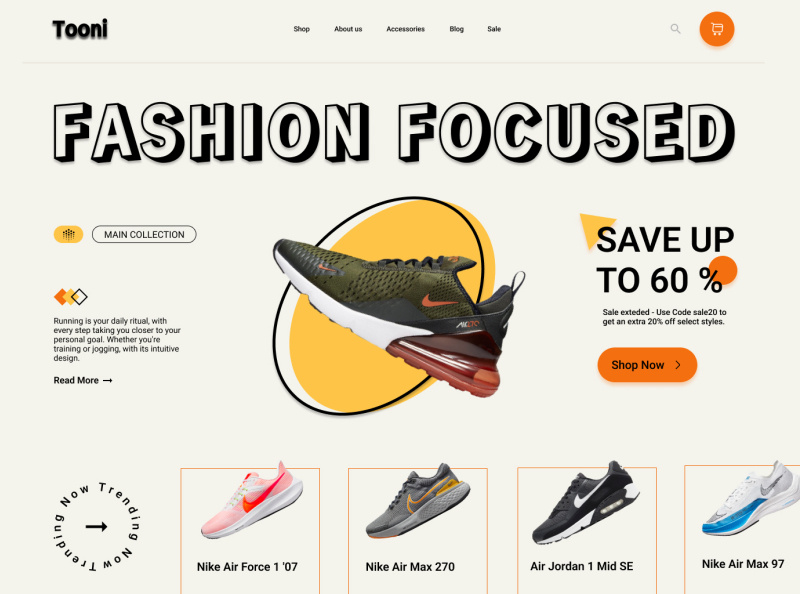 Sneakers site Design UI by koka lolishvili on Dribbble
