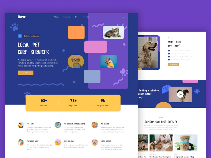 Browse thousands of Pet images for design inspiration | Dribbble