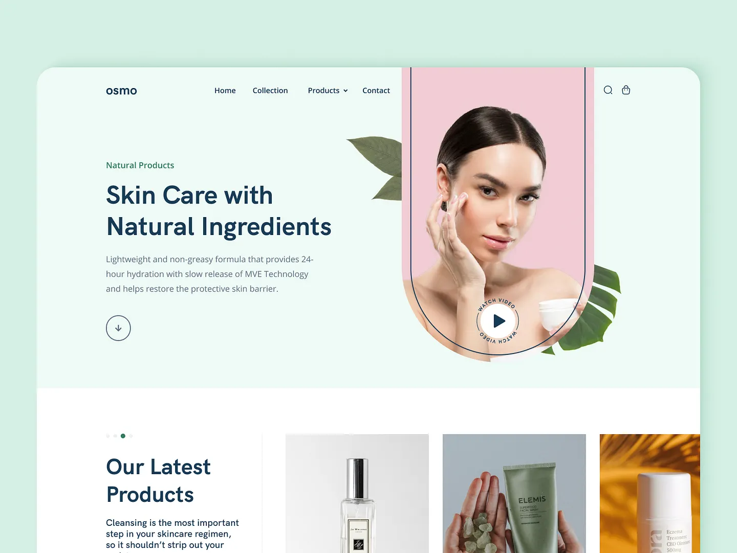 Stunning Beauty Salon Website Design for Natural Products