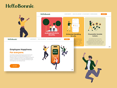 Hello Bonnie - Landing Page for a Startup