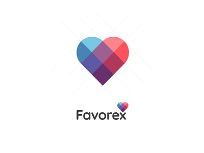 Favorex branding logo sketch vector