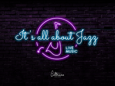 Neon Sign - Coltrane Jazz Bar