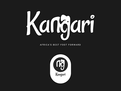 Kangari Tours - Africa’s best foot forward africa branding design logo sketch ui vector