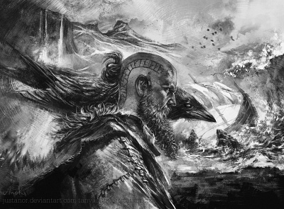 Floki digital art fan art floki illustration vikings