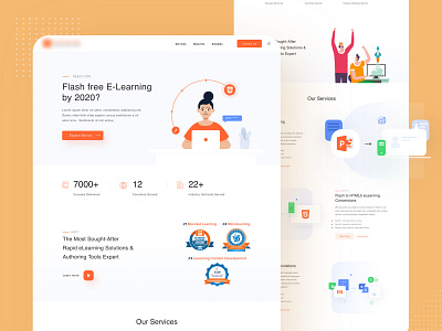 E-Learning Website Design