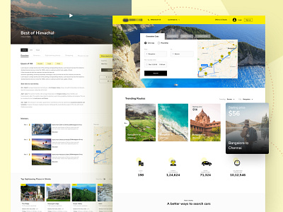 Car Rental Service Website Design car car app car rental car rental website goprotoz goprotozdesign rental car travel ui user experience user interface design ux website design