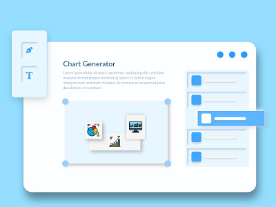 Chart generator recreation branding charts illustration interaction design minimal minimalistic trend trending ui ui ux ui design uidesign uiux uiux design ux website