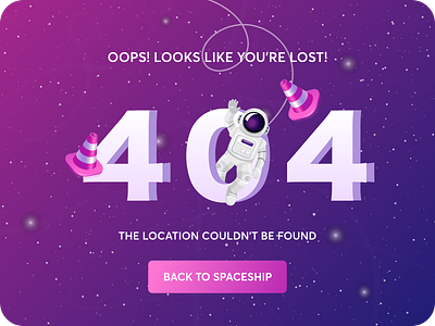 404 Error page