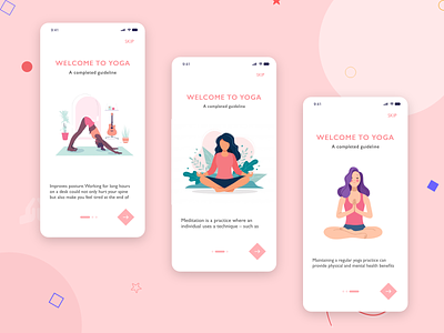 Yoga for fitness 2020 2d app app design application design branding illustration india indians interaction design minimal mobile mobile app trending ui ux yoga yoga app yoga pose yoga posture