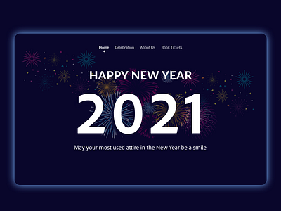New year event website