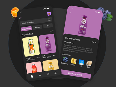 Herbal drinks app store