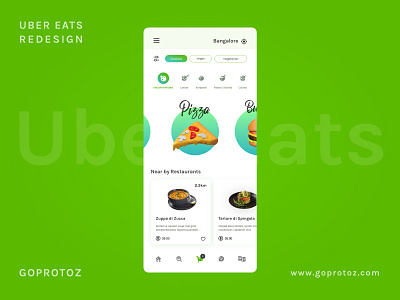 Ubereats food app redesign concept