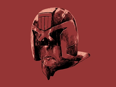 Dribbble 083 drawing dredd hatching illustration iphone jessica hische ui ux