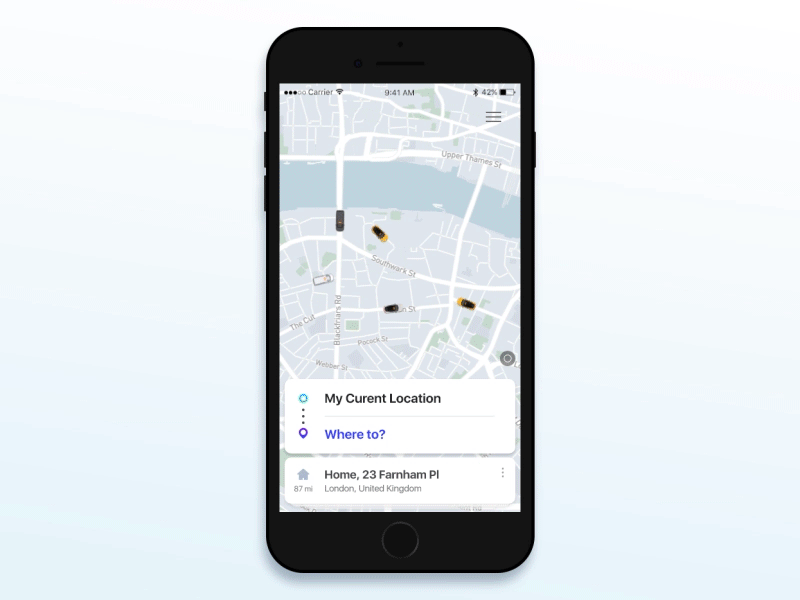 Taxi app. Part 1