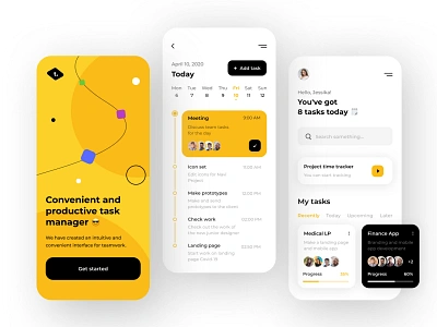 Task manager - Mobile App app app design management management app managment mobile app mobile app design mobile design mobile ui task task list task management task manager tasks