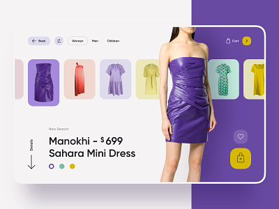 E-commerce clothes - Web Design