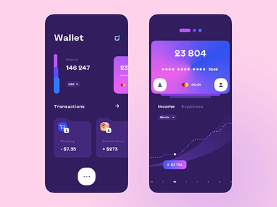 Finance App - Mobile Design app app design finance finance app finances financial financial app fintech fintech app mobile app mobile app design mobile design mobile ui