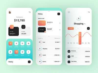 Mobile bank - App Design