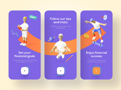 Finance Onboarding - Mobile App app app design bank bank app banking banking app finance finance app fintech fintech app mobile app mobile app design mobile design mobile ui