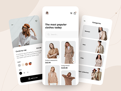 Fashion online shop - Mobile App