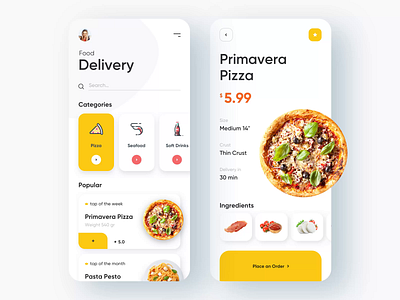 Food Delivery service - Mobile App app app design food and drink food app food delivery food delivery app food delivery application food delivery service food illustration mobile app mobile app design mobile design mobile ui