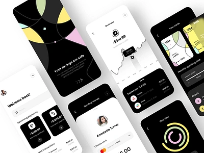 Finance app - Mobile App app app design bank banking app finance finance app financial fintech mobile app mobile app design mobile design mobile ui