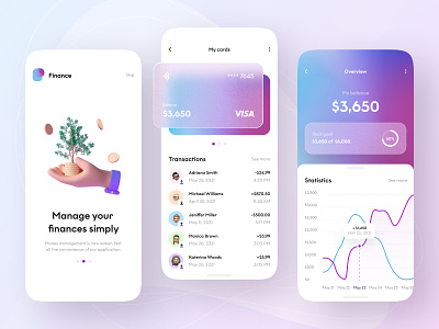 Finance App - Mobile app