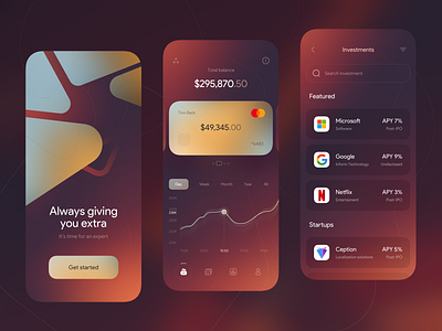 Finance app - Mobile app