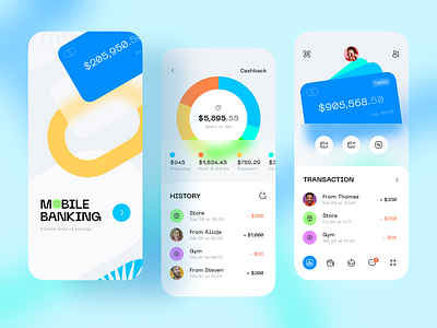 Mobile Banking - Mobile app app app design bank banking finance finance app financial fintech mobile app mobile app design mobile design mobile ui