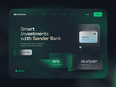 Smart Invest - Web design bank banking finance fintech web web design webdesign website website design