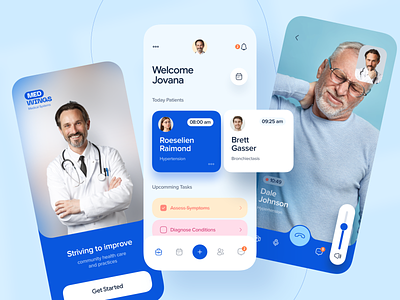Healthcare app - Mobile app app app design doctor healthcare healthcare app medical medical app medicine mobile app mobile app design mobile design mobile ui
