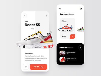 Sneakers Online store - Mobile App