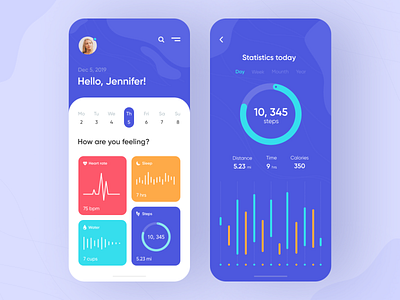 Health tracker - Mobile App