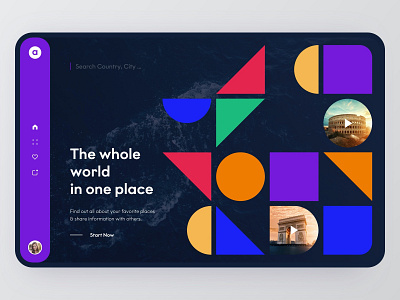 Travel Community Landing Page - Web Design