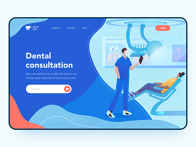 Dental care - Web design