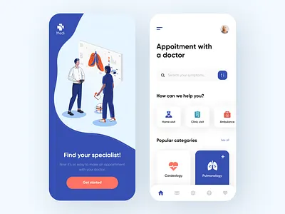 Telemedicine CRM - Mobile App app app design clinic crm dashboad dashboard app dashboard design dashboard ui hospital illustraion medecine medical mobile app mobile app design mobile design mobile ui