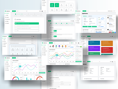 Light Insurance Dashboard analytics dashboard banking dashboard design design finance product design ui ux visual design