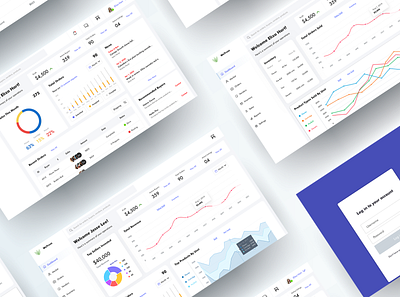 CRM E-Commerce Dashboard analytics dashboard crm portal crm software dashboard design design ecommerce design illustration marketing product design ui ux visual design