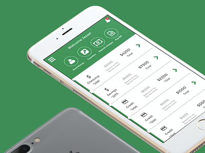 Mobile Banking App banking banking app design finance finance app mobile design product design savings savings app ui ux ux ui visual design
