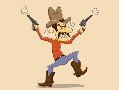 Cowboy cowboy illustration illustrator