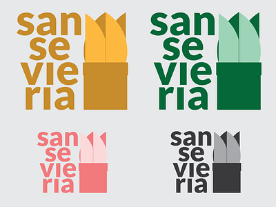 Sansevieria - logo design