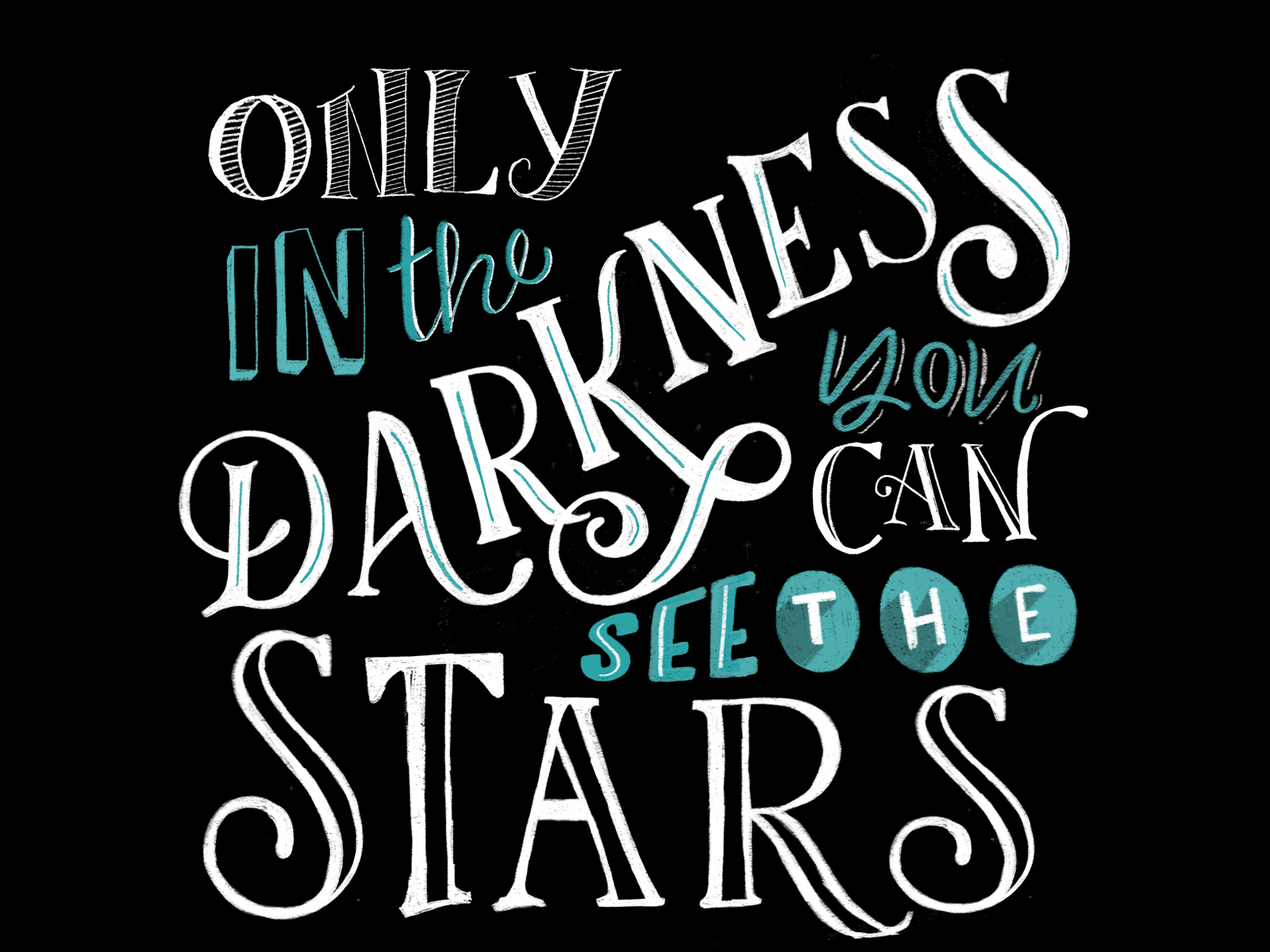 Another Lettering Quote adobe photoshop animation art concept design flat gif gif animation graphic design lettering quotes stars typography